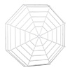 Show product details for STI-9637 STI Steel Clock/Bell Damage Stopper 26.75" Max Object Diameter at 3.65" Max Depth - White - 26.75" H x 26.75" W x 3.65" D