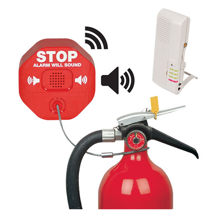 STI-V6200WIR4 STI Wireless Fire Extinguisher Theft Stopper with Voice Receiver