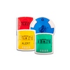 Show product details for STRC-NB Cooper Wheelock STR,RED,2W,CEILING,12/24V, 8CD,NO LTR,BLUE