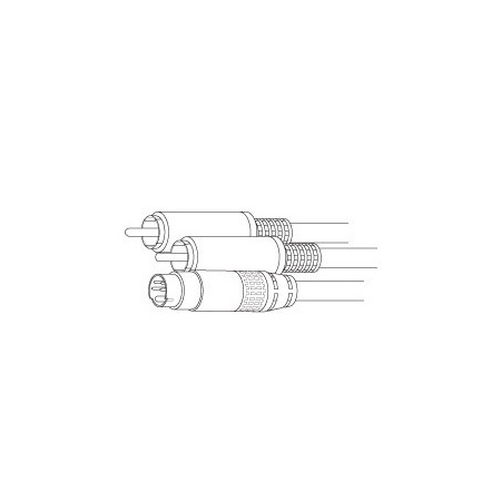 SVHSA25X Vanco Cable S-Video with Dual RCA 25ft