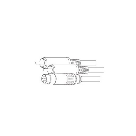 SVHSA50 Vanco Cable S-Video with Dual RCA 50ft
