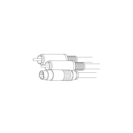 SVHSA50X Vanco Cable S-Video with Dual RCA 50ft