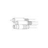 Show product details for SVHSA6 Vanco Cable S-Video with Dual RCA 6ft
