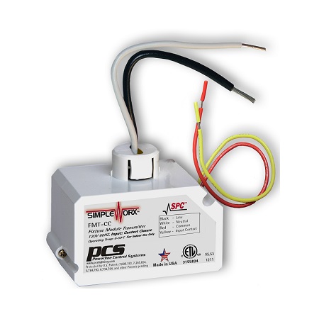 SWX-FMT-CC SimpleWorx Fixture Module Transmitter - White