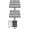 Show product details for SXC600 Speco Technologies Solar Panel Kit with 6 x 100W Solar Panels, Enclosure, 4G Cradlepoint Router, Charge Controller, and PoE Switch