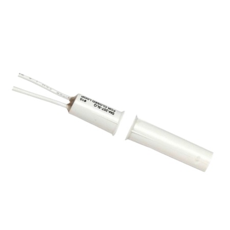 SM-207-5LQ/W Seco Larm 3/8" Concealed-Mount Contacts Wide Gap Stubby - White