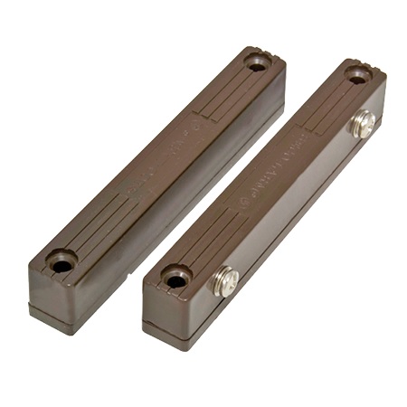 SM-216Q/BR-10 Seco-Larm Surface Mount N.C. Magnetic Contact w/ Screw Terminals - Brown - Pack of 10