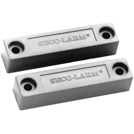 SM-217Q/W-10 Seco-Larm Miniature Surface Mount N.C. Magnetic Contact w/ Concealed Screw Terminals - White - Pack of 10