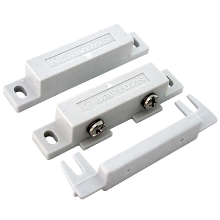 SM-300Q/W Seco-Larm Surface Mount N.O. Magnetic Contact w/ Screw Terminals - White