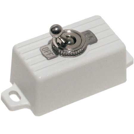 SS-076Q/SW Seco-Larm White Toggle Switch