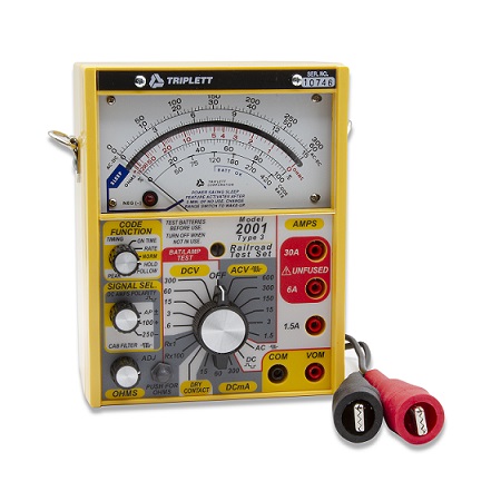 2011 Triplett Railroad Test Set (100Hz and 250Hz Cab Filters)