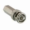 302-4TP Triplett BNC Male 1 Pc Twist-On 50 Ohm RG59 PVC & RG6 TFE 10 - Pack