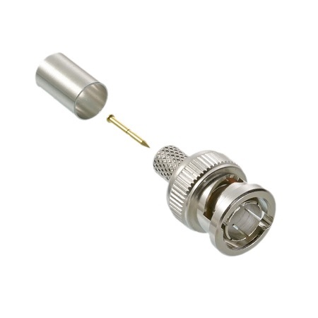 307-2TP Triplett 75 Ohm Male BNC Crimp Crimp Connector - 10 Pack