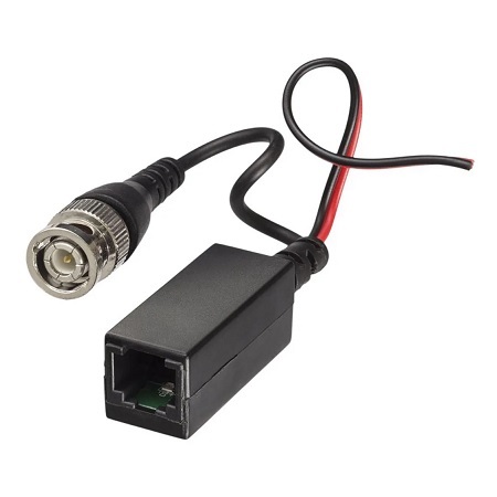 BLN-PVRJ45-1 Triplett CCTV Balun BNC Male with Power Lead all Pigtailed to RJ45 Female