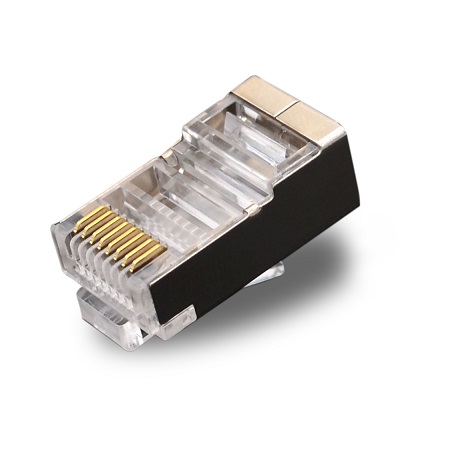 CAT5-HPPS-HP Triplett High Performance Modular CAT5 Shielded Connector Male - 100 Pack