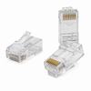 Show product details for CAT5-HSP Triplett High Speed Pass-Thru Modular CAT5 Connector Male Jar of 50