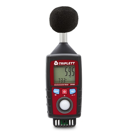 EM400 Triplett 8-in-1 Environmental Meter with Sound