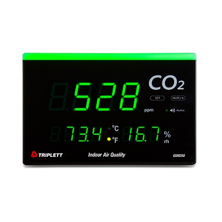 GSM250 Triplett 9" IAQ Monitor with LED Alert