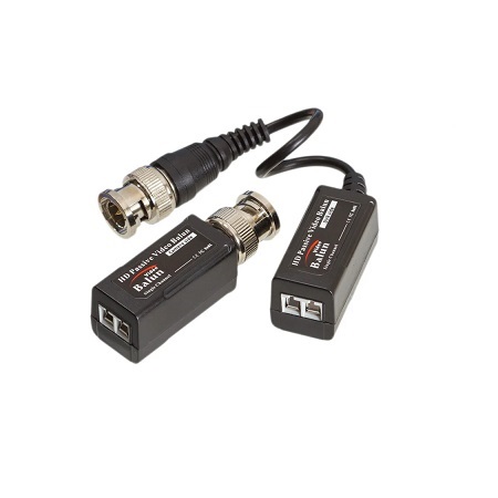 HDB-VSTPT2 Triplett 5MP High Performance Video Balun 1 with Pigtail 1 without to Screw Terminal Pair