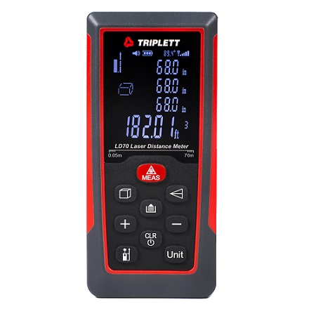 LD70 Triplett 70m Laser Distance Meter