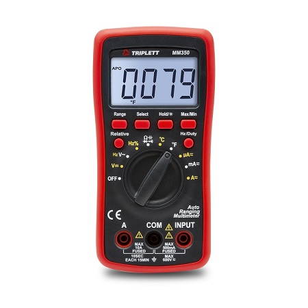 MM350 Triplett True RMS Auto Ranging Digital Multimeter