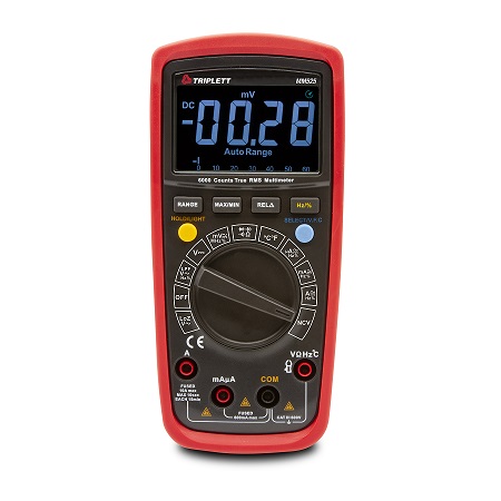MM525 Triplett True RMS Multimeter with LPF and LoZ, EBTN display, Bargraph