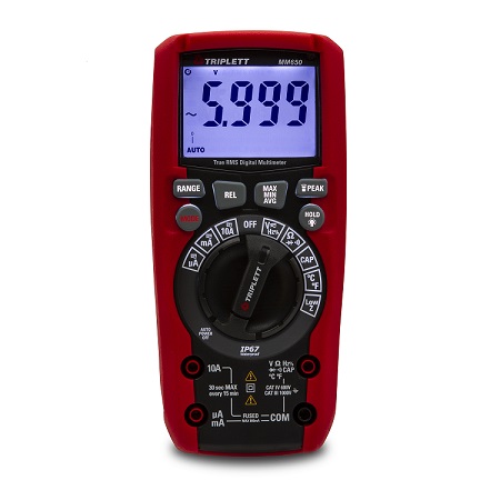 MM650 Triplett CAT IV TRMS Multimeter with LoZ