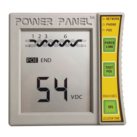 POE1000IL Triplett Power Panel Cat5/5e/6/6a/7/8 Digital Volt Meter