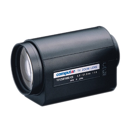 T21Z5816DC-CS Computer CS Mount 1/3" 5.8-121mm F1.8 21X Motorized Zoom DC Auto Iris