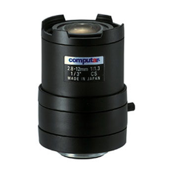 T4Z2813CS Computar 1/3" 2.8-12mm f1.3 Vari-Focal Manual Iris CS-Mount Lens - DISCONTINUED