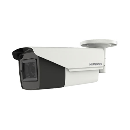 TCH-5M-BL21 Nuvico 2.7~13.5mm Motorized 20FPS @ 5MP Indoor/Outdoor IR Day/Night Bullet HD-TVI/HD-CVI/AHD Security Camera 12VDC/24VAC