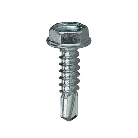 TEKHW10114 L.H. Dottie 10 X 1-1/4 Hex Washer Head Self Drilling Screws - Pack of 100