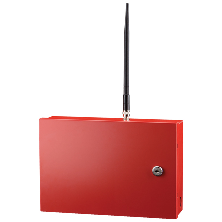 TG7GFS04 Telguard TG-7FS AT&T Commercial Fire Cellular Alarm Communicator for AT&T 3G/4G Networks - Red Metal Enclosure