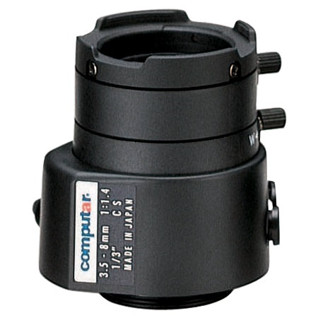 TG2Z3514AFCS Computar 1/3" 3.5-8mm f1.4 Varifocal Video Auto Iris CS-Mount Lens