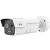 Show product details for TIC2624S-F10-4F6AC-I3 Uniview Dual-spectrum 6mm Optical 10mm Thermal Bullet Network Camera