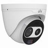 TIC3612SA-F2-4F3AC-I1 Uniview 2.6-2.1mm 4x Optical Zoom 30FPS @ 4MP Outdoor Dual-Spectrum Thermal IR Day/Night WDR Turret IP Security Camera 12VDC/PoE
