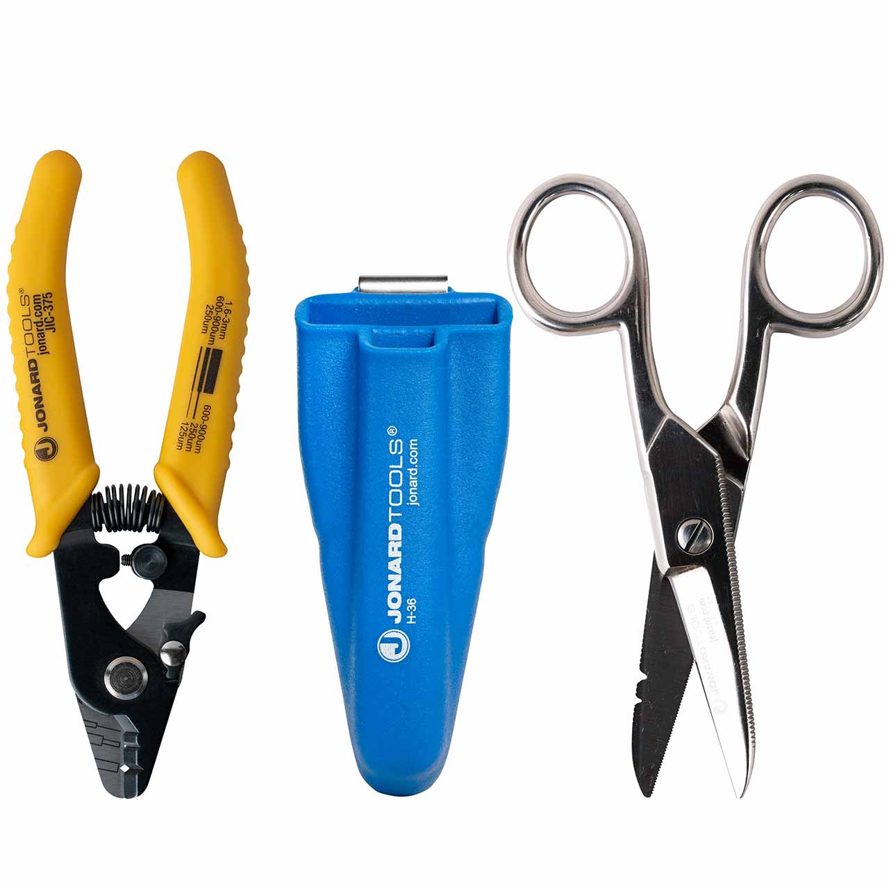 TK-375 Jonard Tools Fiber Stripper & Scissor Kit