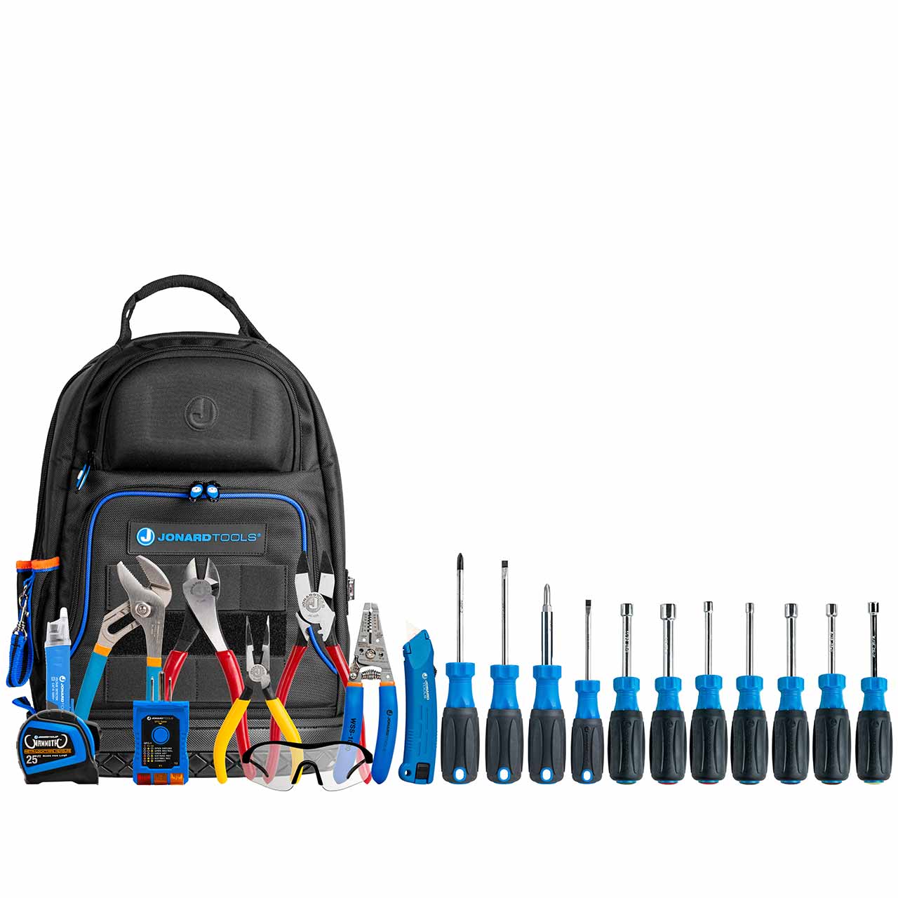 TK-500 Jonard Tools 22 Piece Journeyman Electrician Tool Kit