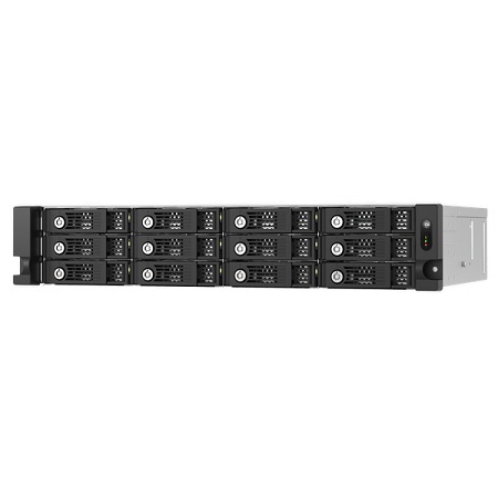 TL-R1200PES-RP-US QNAP 12-Bay 2U Rackmount PCIe Interface SATA JBOD Expansion Enclosure