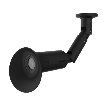TNO-6010M Hanwha Techwin 2.8mm 60FPS @ 1080p Outdoor Day/Night WDR Mobile Bullet IP Security Camera PoE with Windshield Glare Hood
