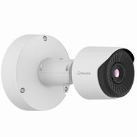 TNO-C3012TRA Hanwha Vision T Series 4.4mm 8FPS @ 384 x 288 Outdoor Bullet Uncooled Thermal IP Radiometric Security Camera 12VDC/POE