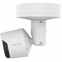 TNO-C3050T Hanwha Vision T Series 19mm 30FPS @ 384 x 288 Outdoor Bullet Uncooled Thermal IP Radiometric Security Camera 12VDC/POE