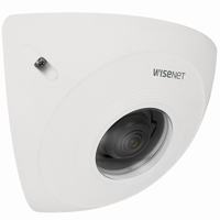 TNV-8011C Hanwha Vision T Series 2.3mm 30FPS @ 5MP Outdoor Day/Night WDR Corner IP Security Camera PoE