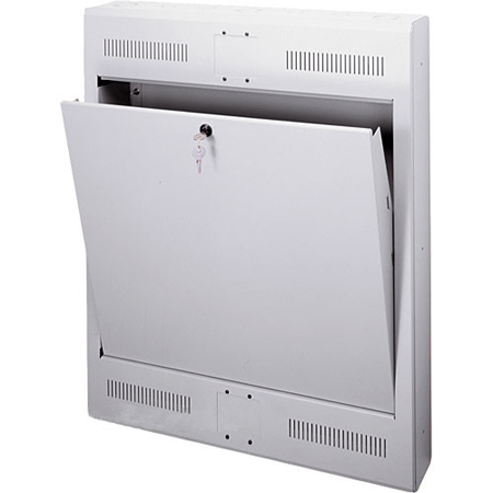 TOR-3-20SP Middle Atlantic 3 Space Surface Mount Tilt Out Wall Rack, 20 Inch Useable Depth, Putty Finish