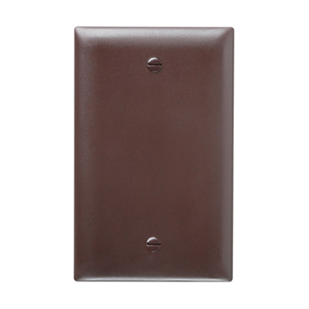 TP13-20 Legrand On-Q USB 1-Gang Blank Wall Plate - Brown - 20 Pack