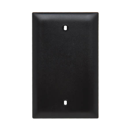 TP13BK-20 Legrand On-Q 1-Gang Blank Wall Plate - Black - 20 Pack
