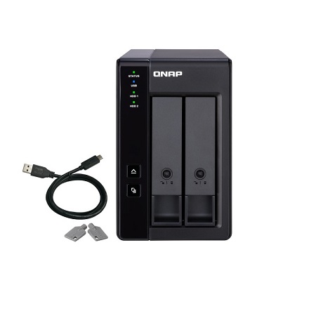 TR-002-US QNAP 2-Bay Desktop USB 3.0 RAID Expansion Enclosure