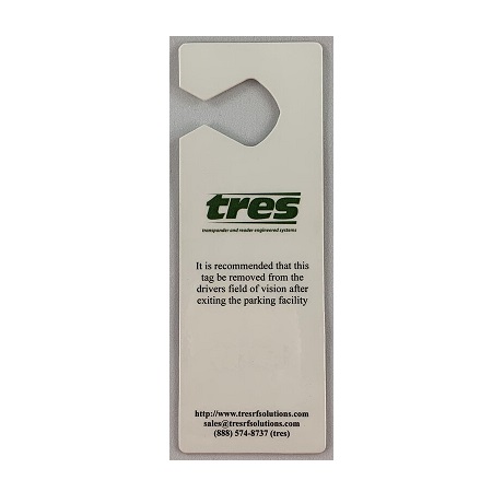 TRES-900-HT600-GN Keri Systems Hang Tag TRES Generic Logo Graphics