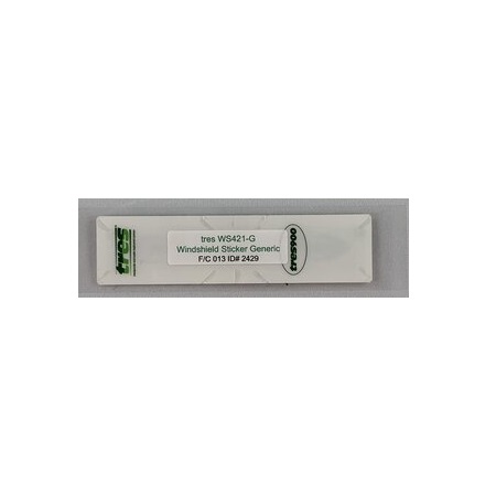 TRES-900-VIPER Keri Systems Clear / Covert Windshield Sticker with Adhesive Back