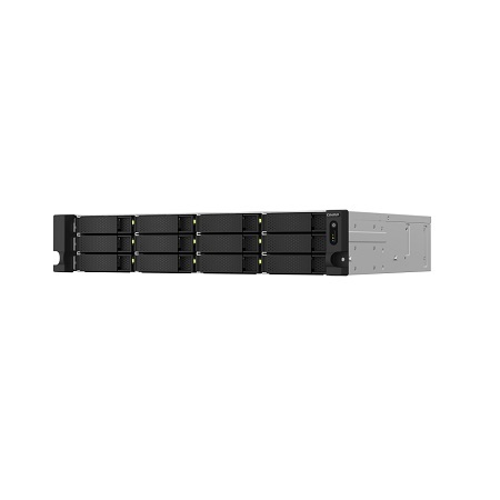[DISCONTINUED] TS-1264U-RP-4G-US QNAP 12-Bay Rackmount NAS/iSCSI/IP-SAN 2.9 GHz Intel Celeron N5105/N5095 4-core 4GB RAM - No HDD